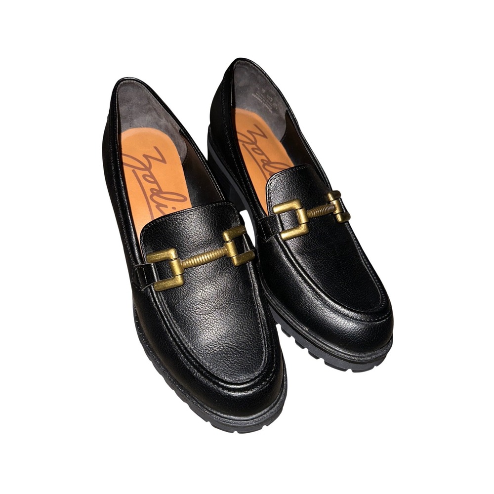 Zodiac Women's Gemma Hardware Lug Sole Loafers Size 9.5M